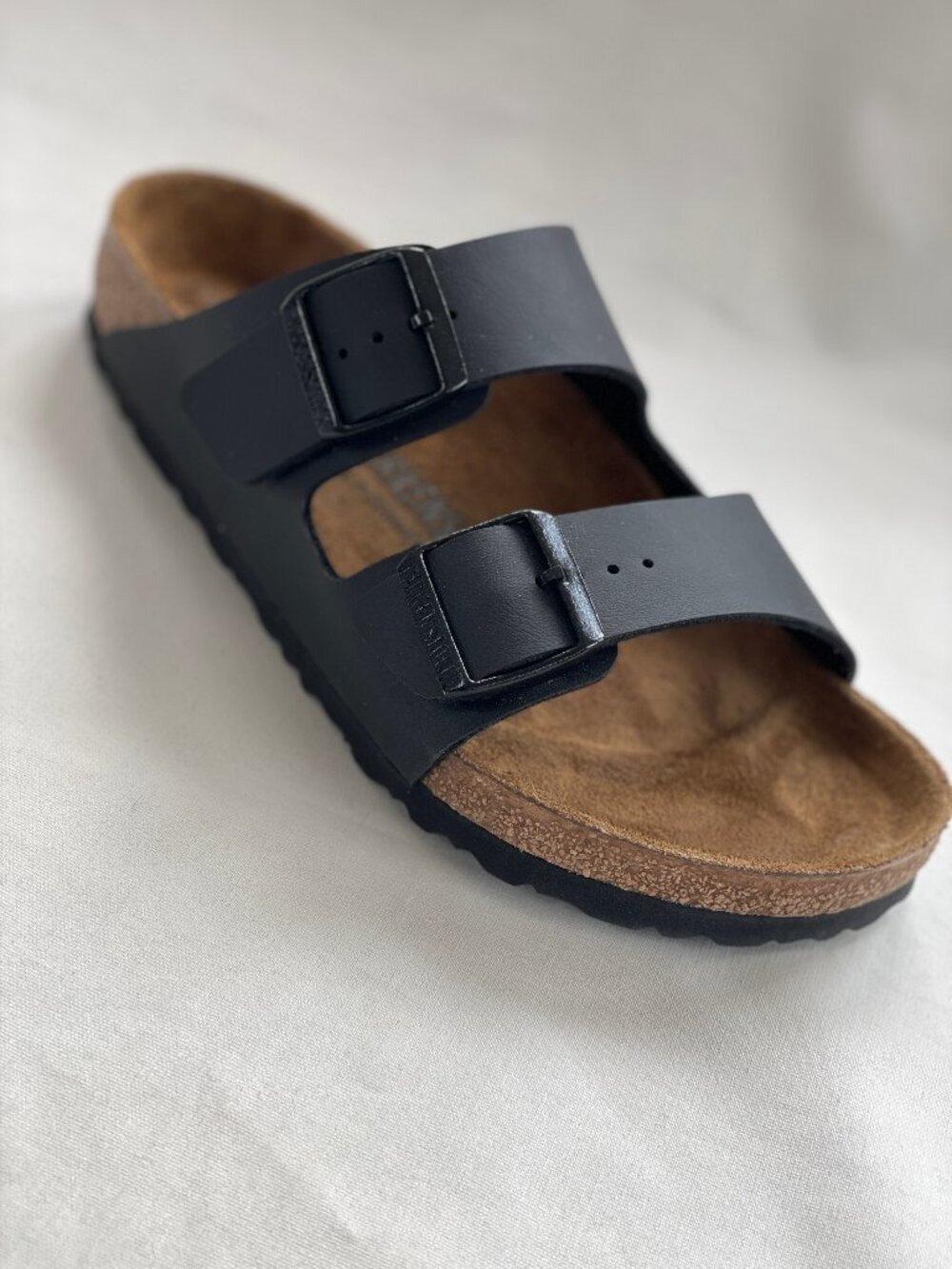 Birkenstock Arizona BS Regular Women 8 Men 6 Black Leather Sandal 0051791 Unisex - Picture 2 of 11